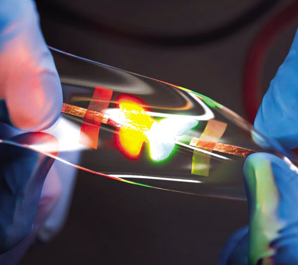 韓研究團隊宣布成功開發出世界最高性能的可拉伸QLED