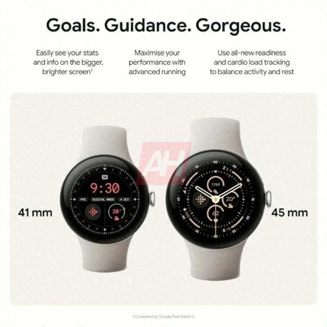 Google Pixel Watch 3 宣傳圖泄露 更多細節(jié)曝光