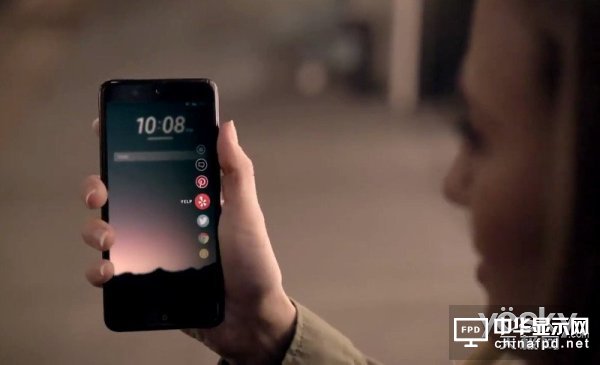 HTC U渲染圖亮相:窄邊框+機身沒有物理按鍵