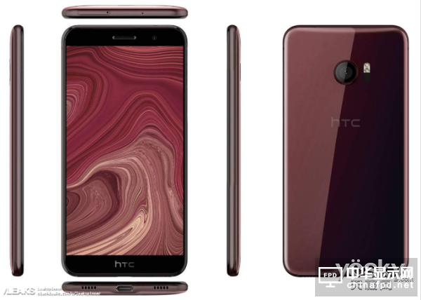 HTC U渲染圖亮相:窄邊框+機身沒有物理按鍵