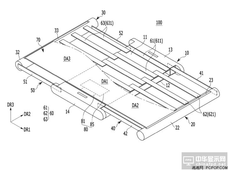 柔性屏黑科技 三星新專利展示&ldquo;卷軸&rdquo;手機