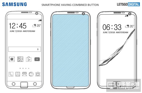 三星屏下指紋專利曝光：與物理按鍵的奇妙融合